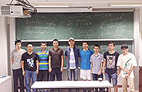 內地及台灣學生暑期研究體驗計劃－與數學系梁迺聰教授討教（謝君明同學攝）
